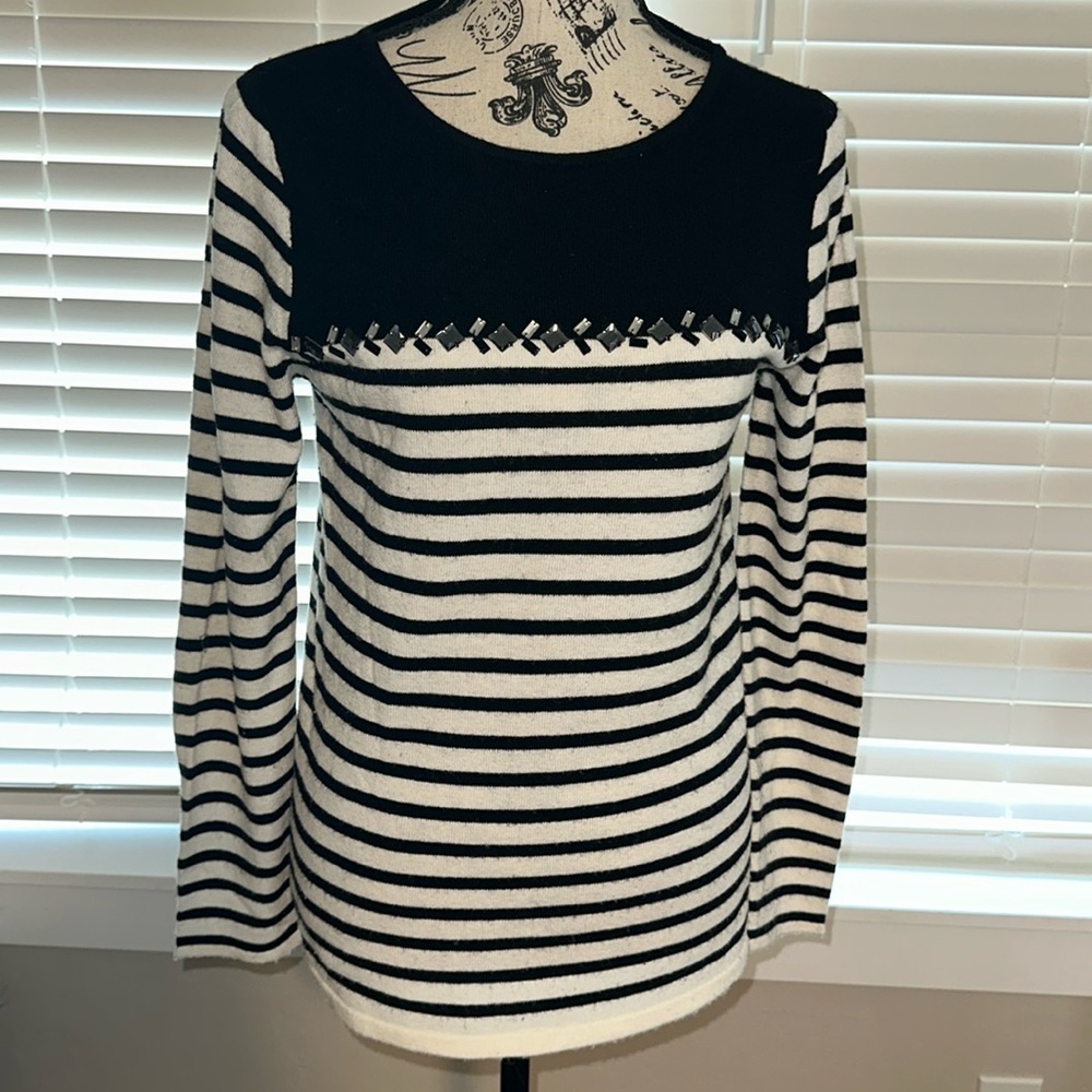 J Crew Sweater with Gem details